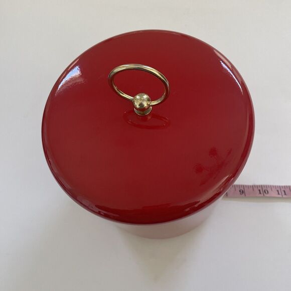 Vintage 1978 Christmas Garfield Jim Davis Bah Humbug Ice Bucket Container CLEAN - Picture 8 of 13